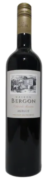 Maison Bergon Merlot | Frankrijk | gemaakt van de druif: Merlot