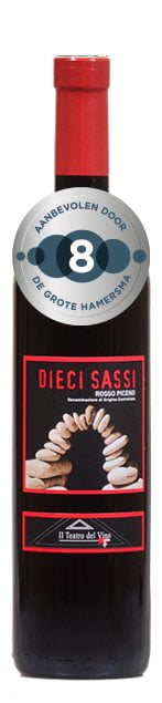 Il Teatro del Vino Dieci Sassi Rosso Picino | Italië | gemaakt van de druif: Montepulciano, Sangiovese
