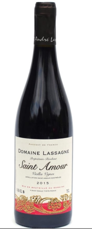 Domaine Lassagne Saint Amour 2015 | Frankrijk | gemaakt van de druif: Gamay
