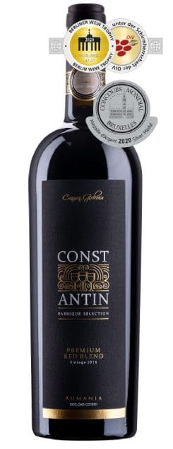 Constantin Premium Red Blend | Roemenië | gemaakt van de druif: Cabernet Sauvignon, Feteasca Neagra, Merlot