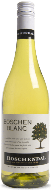 Boschendal Boschenblanc | Zuid-Afrika | gemaakt van de druif: Chardonnay, Chenin Blanc, Colombard, Sauvignon Blanc, Viognier