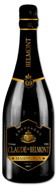 Claude & Belmont Majestueux Champagne Millésimé, Vintage 2008 | Frankrijk | gemaakt van de druif: Chardonnay