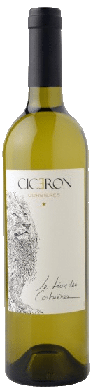 Ciceron – Corbières Blanc A.O.P. -Le Lion des Corbières- | Frankrijk | gemaakt van de druif: Grenache Blanc, marsanne, Roussanne