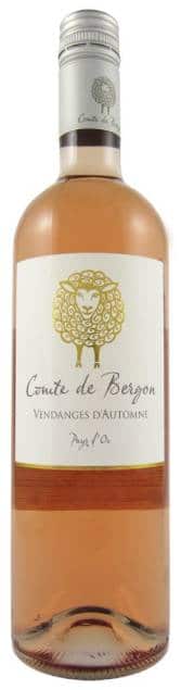 Comte de Bergon Rosé | Frankrijk | gemaakt van de druif: Cinsault, Grenache gris