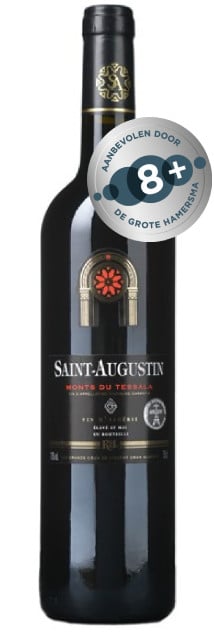 Société des Grands Crus de l’Ouest-Saint-Augustin Rouge | Algerije | gemaakt van de druif: Alicante Bouschet, Cinsault, Grenache Noir