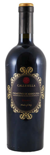 Callesella Primitivo di Manduria Riserva | Italië | gemaakt van de druif: Primitivo