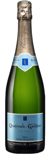 Quatresols Gauthier Champagne Brut Blanc de Blancs Premier Cru | Frankrijk | gemaakt van de druif: Chardonnay