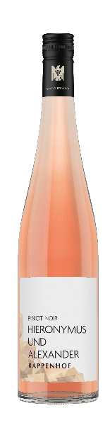 Weingut Rappenhof Pinot Noir Rose (Spätburgunder Weissherbst) Hieronymus Und Alexander Gutswein | Duitsland | gemaakt van de druif: Catawba, Pinot Noir