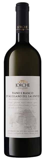 Jorche Fiano e Bianco D’Alessano IGP Salento | Italië | gemaakt van de druif: Bianco d'allesano, Fiano Minutolo