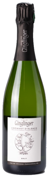 Pierre Henri Ginglinger – Crémant d’Alsace Brut (1/2) | Frankrijk | gemaakt van de druif: Auxerrois, Pinot Noir, Riesling