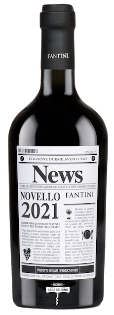Novello Fantini 2022 Montepulciano / Sangiovese | Italië | gemaakt van de druif: Montepulciano, Sangiovese