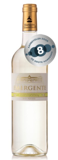 Emergente Chardonnay | Spanje | gemaakt van de druif: Chardonnay