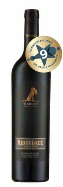 Ridgeback Merlot | Zuid-Afrika | gemaakt van de druif: Merlot
