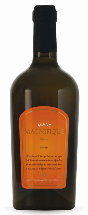 Neferis Magnifique Blanc | Tunesie | gemaakt van de druif: Chardonnay, muskaat alexandrie