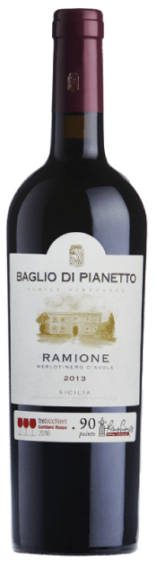 Baglio di Pianetto Ramione | Italië | gemaakt van de druif: Merlot, Nero d'Avola