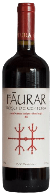 Făurar Roşu de Ceptura | Roemenië | gemaakt van de druif: Cabernet Sauvignon, Feteasca Neagra, Merlot