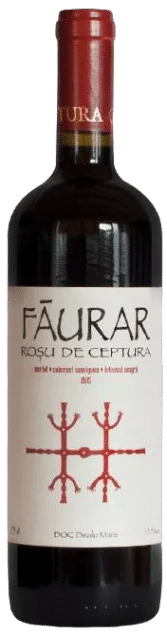Făurar Roşu de Ceptura | Roemenië | gemaakt van de druiven Cabernet Sauvignon, Feteasca Neagra en Merlot
