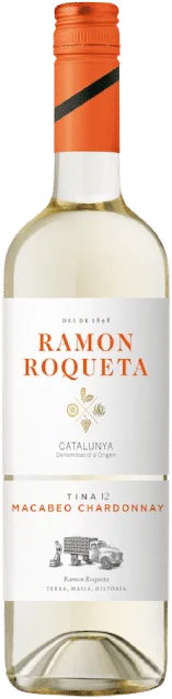 Ramón Roqueta - Macabeo-Chardonnay | Spanje | gemaakt van de druiven Chardonnay en Macabeo