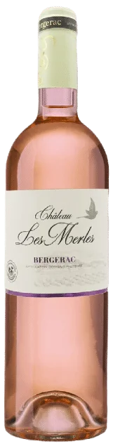 Château les Merles Bergerac Rosé | Frankrijk | gemaakt van de druiven Cabernet Sauvignon en Merlot