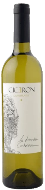 Ciceron - Corbières Blanc A.O.P. -Le Lion des Corbières- | Frankrijk | gemaakt van de druiven Grenache Blanc, marsanne en Roussanne