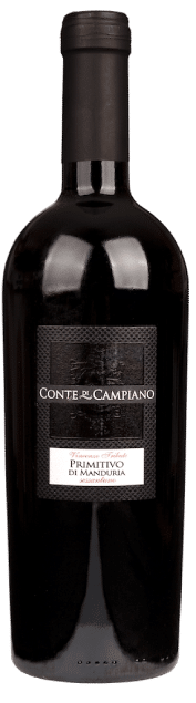 Conte di Campiano Primitivo di Manduria | Italië | gemaakt van de druif: Primitivo