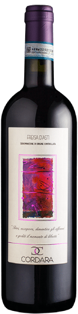 Cordara Freisa Asti DOC | Italië | gemaakt van de druif: Freisa