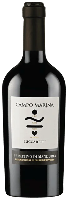 Luccarelli Campo Marina Primitivo Di Manduria | Italië | gemaakt van de druif Primitivo