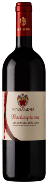 Morisfarms Barbaspinosa Maremma Toscana DOC Rosso | Italië | gemaakt van de druif: Cabernet Sauvignon, Sangiovese