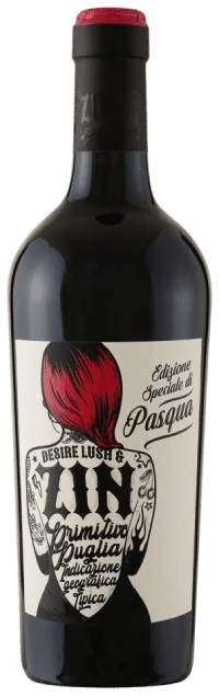 Pasqua Vigneti e Cantine Desire Lush & Zin Primitivo 2021 | Italië | gemaakt van de druif Primitivo