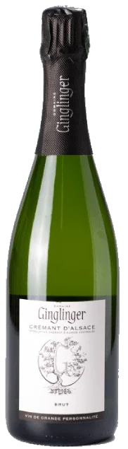 Pierre Henri Ginglinger - Crémant d'Alsace Brut | Frankrijk | gemaakt van de druiven Auxerrois, Pinot Noir en Riesling