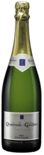 Quatresols Gauthier Champagne Brut Belle Estime Premier Cru 0,375L | Frankrijk | gemaakt van de druiven Chardonnay, Pinot Meunier en Pinot Noir