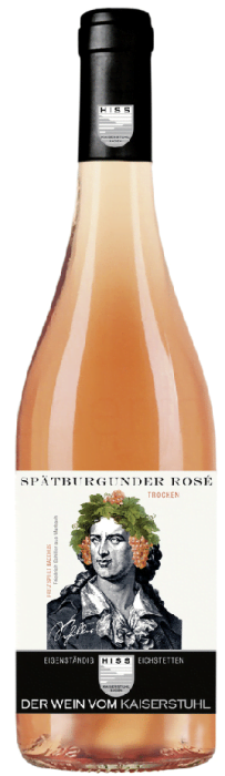 Weingut Hiss Baden Spätburgunder Rosé Trocken | Duitsland | gemaakt van de druif: Pinot Noir, spaetburgunder