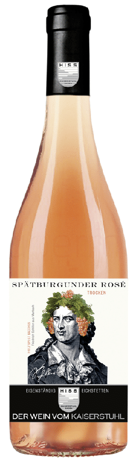 Weingut Hiss Baden Spätburgunder Rosé Trocken | Duitsland | gemaakt van de druif: Pinot Noir, spaetburgunder