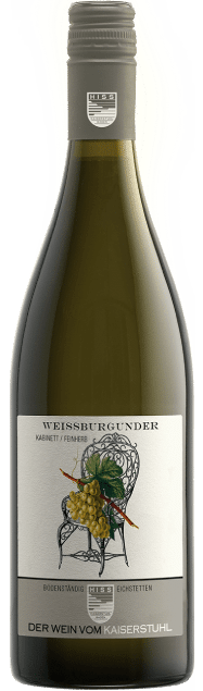 Weingut Hiss – Baden Weissburgunder Kabinett Feinherb | Duitsland | gemaakt van de druif: Pinot Blanc, Weissburgunder