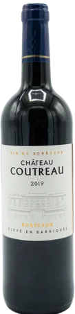 Chateau Coutreau Bordeaux Rood | Frankrijk | gemaakt van de druiven Cabernet Franc, Cabernet Sauvignon en Merlot