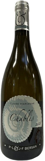 Bersan Chablis Cuvee Marianne | Frankrijk | gemaakt van de druif Chardonnay