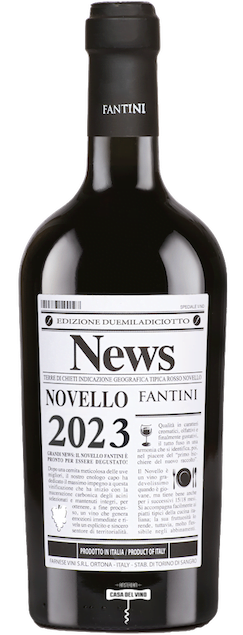 Novello Fantini 2023 Montepulciano / Sangiovese | Italië | gemaakt van de druiven Montepulciano en Sangiovese
