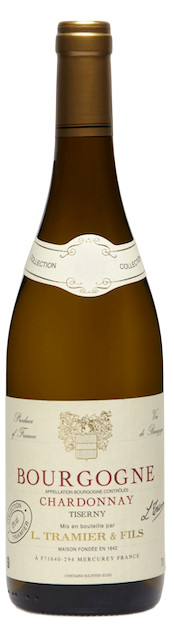 Tramier et Fils Bourgogne Chardonnay Tiserny | Frankrijk | gemaakt van de druif Chardonnay