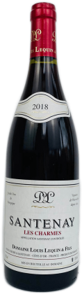Domaine Louis Lequin Santenay Les Charmes | Frankrijk | gemaakt van de druif Pinot Noir