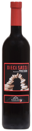 Il Teatro del Vino Dieci Sassi Rosso Picino | Italië | gemaakt van de druiven Montepulciano en Sangiovese