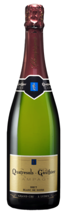 Quatresols Gauthier Blanc de Noir Champagne Grand Cru | Frankrijk | gemaakt van de druif Pinot Meunier