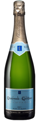 Quatresols Gauthier Champagne Brut Blanc de Blancs Premier Cru | Frankrijk | gemaakt van de druif Chardonnay