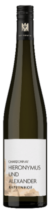 Weingut Rappenhof Chardonnay Gutswein Hieronymus und Alexander | Duitsland | gemaakt van de druif Chardonnay